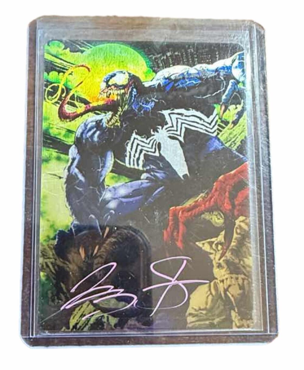 Venom Custom Metal Trading Card Signed By James St Art